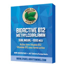 Bioactive Vitamin B12 1000 mcg sublingual 30 tablets for B12 deficiency and nerve support