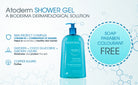 Bioderma Atoderm Gel Douche 500ml hydrating shower gel dry sensitive skin Health Boutique