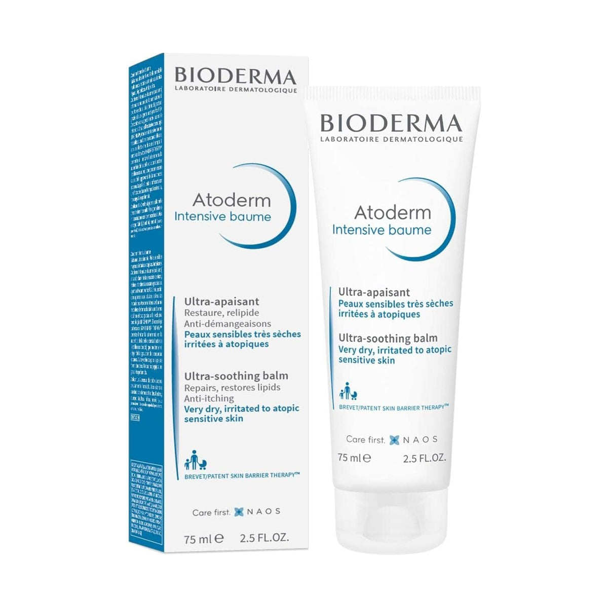 Bioderma Atoderm Intensive Baume 75ml – Ultra Soothing Barrier Repair Balm for Dry & Atopic Skin Health Boutique
