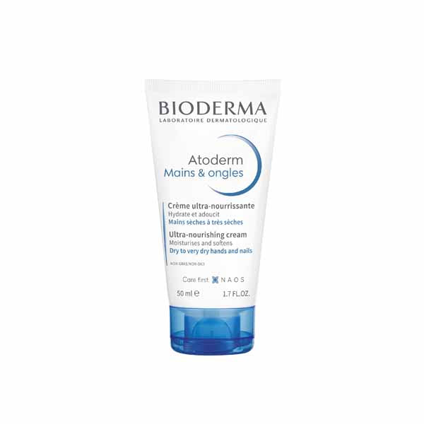 Bioderma Atoderm Hand and Nails Ultra Repair 50ml nourishing hand cream dry skin Health Boutique