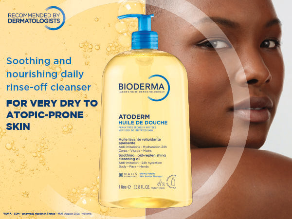 Bioderma Atoderm Shower Oil 1000ml nourishing cleansing oil dry sensitive skin Health Boutique