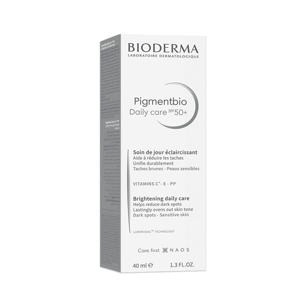 Bioderma Pigmentbio Daily Care SPF50+ 40ml brightening moisturizer dark spots hyperpigmentation Health Boutique