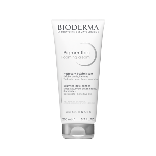 Bioderma Pigmentbio Foaming Cream 200ml brightening cleanser dark spots hyperpigmentation face wash Health Boutique