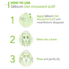 Bioderma Sebium Gel Moussant Actif 200ml salicylic glycolic acid acne cleanser oily skin face wash Health Boutique