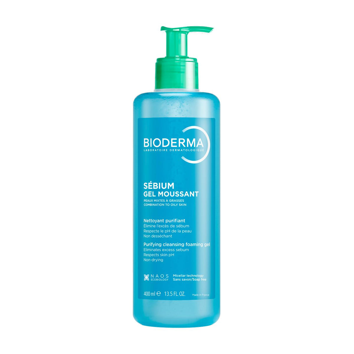 Bioderma Sebium Gel Moussant 400ml purifying cleansing foaming gel oily combination skin Health Boutique