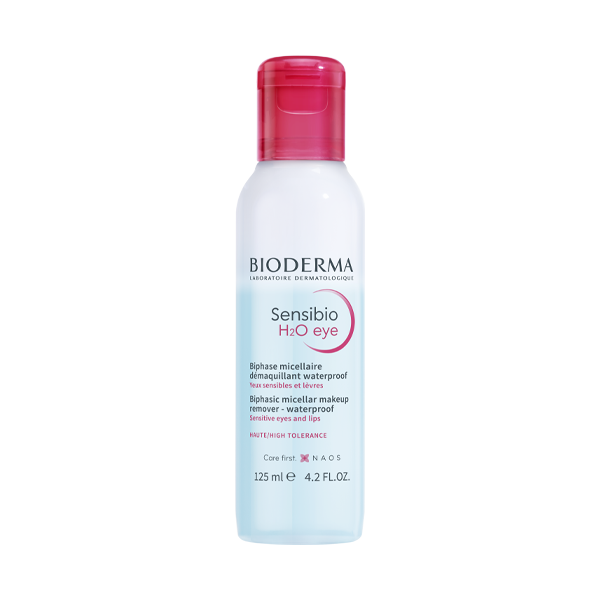 Bioderma Sensibio H2O Eye 125ml waterproof eye makeup remover sensitive eyes Health Boutique
