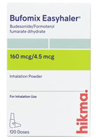 Bufomix Easyhaler 160/4.5 mcg budesonide formoterol inhaler 120 doses