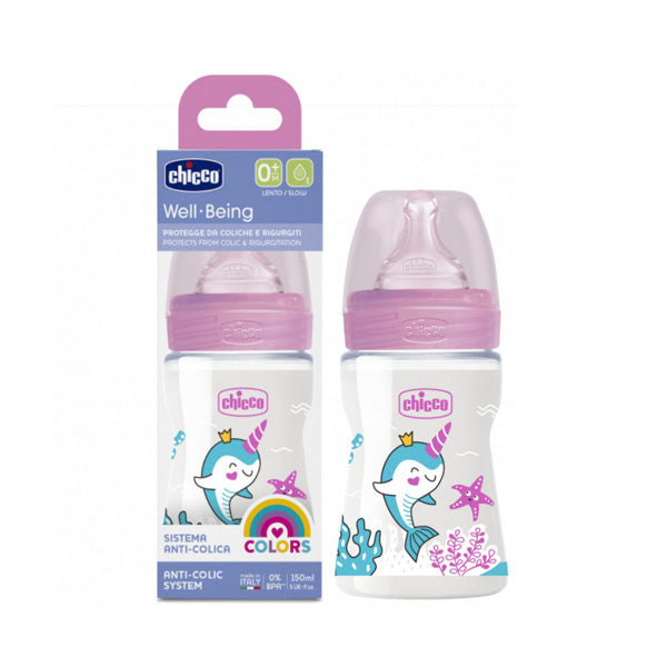 Chicco Bottle Wb Pp Slow Sil 150ml