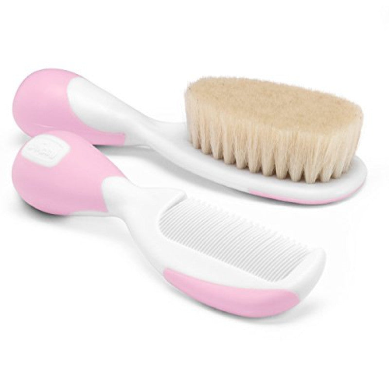 Chicco New Brush And Comb Pink