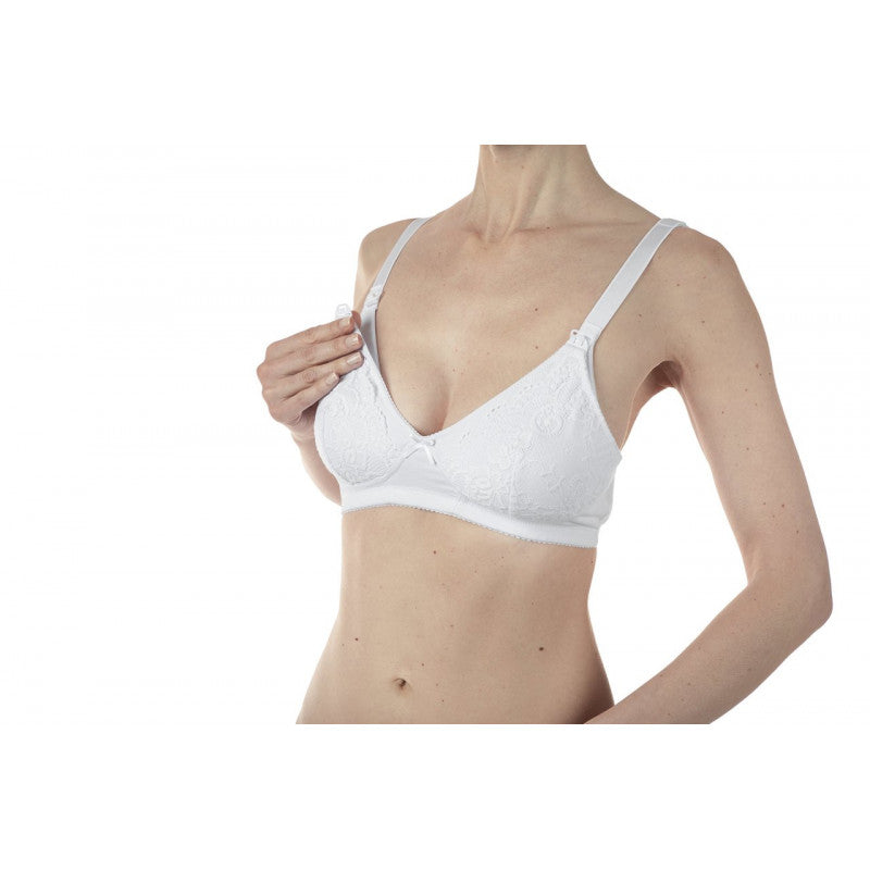 Chicco Nursing Cotton Bra White