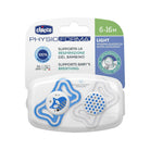 Chicco Soother Physio Light 6-16m Sil 2 Pc