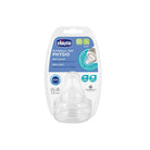 Chicco Teats Perfect 5 0m+ Slow Sil 2 Pcs