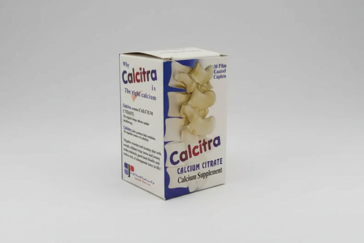 Calcitra 500mg capsules 30 capsules calcium supplement bone health Health Boutique