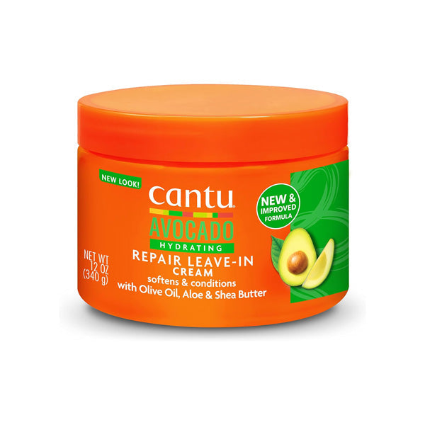 Cantu Avocado Repair Leave-In Cream 340ml moisturizing leave-in conditioner for dry damaged hair Health Boutique