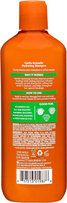 Cantu Avocado Hydrating Shampoo 400ml moisturizing shampoo for curly textured hair Health Boutique