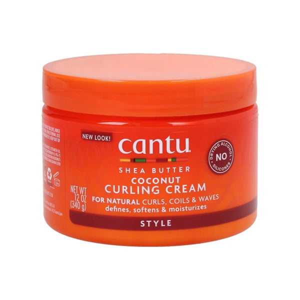 Cantu Coconut Curling Cream 340g moisturizing curl defining cream for textured hair Health Boutique