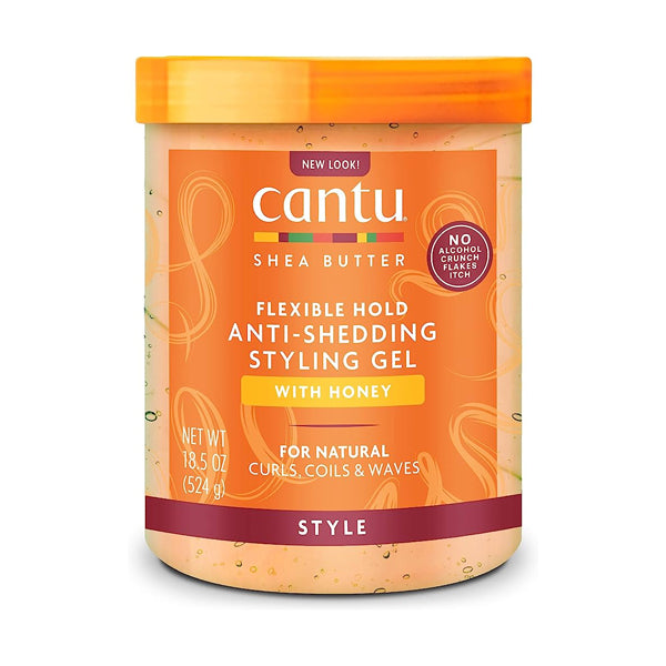 Cantu Shea Butter Anti-Shedding Styling Gel 524g moisturizing curl styling gel for textured hair Health Boutique