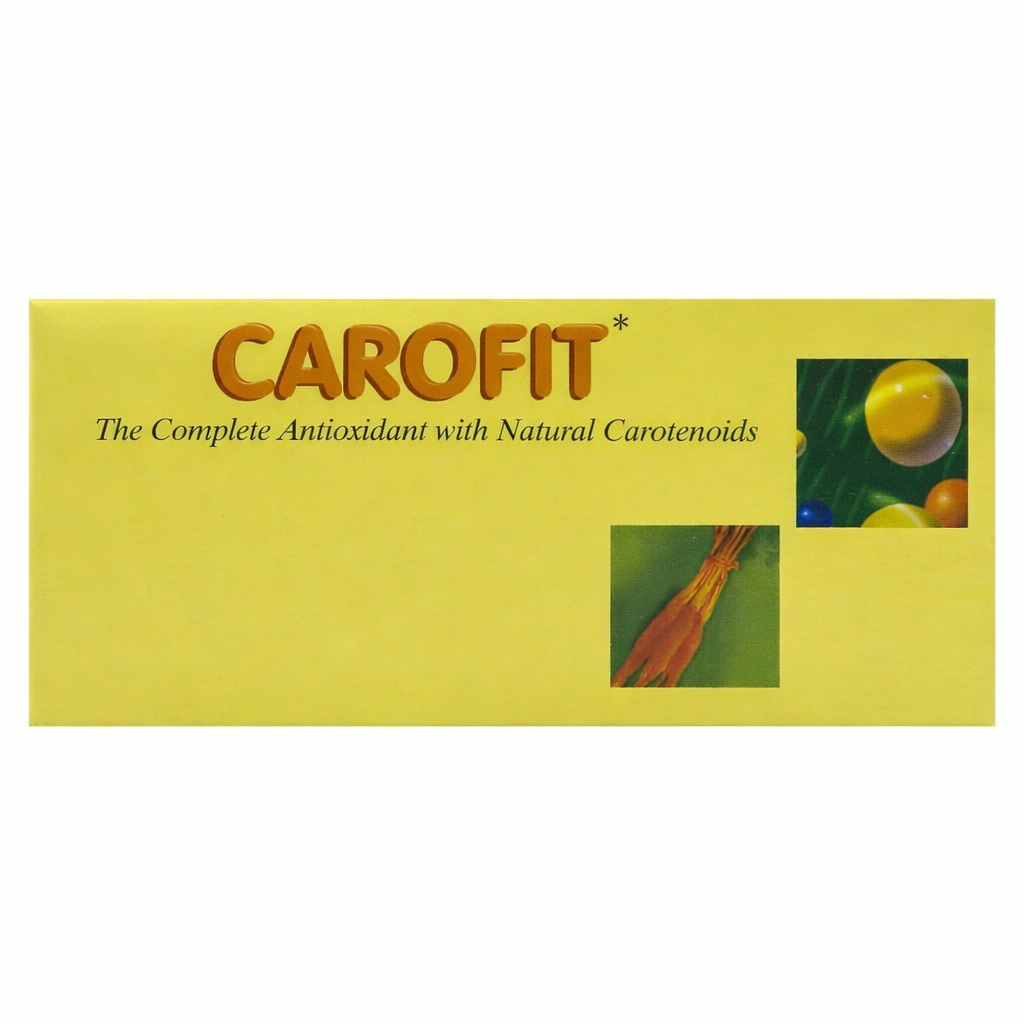 Carofit® Tablets (30 ) – Advanced Antioxidant Complex for Skin, Immune & Cellular Health