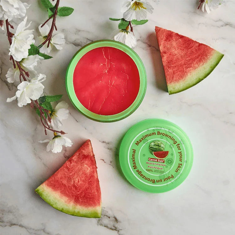 Carrot Sun Tanning Watermelon Cream moisturizing tanning cream with watermelon seed oil Health Boutique