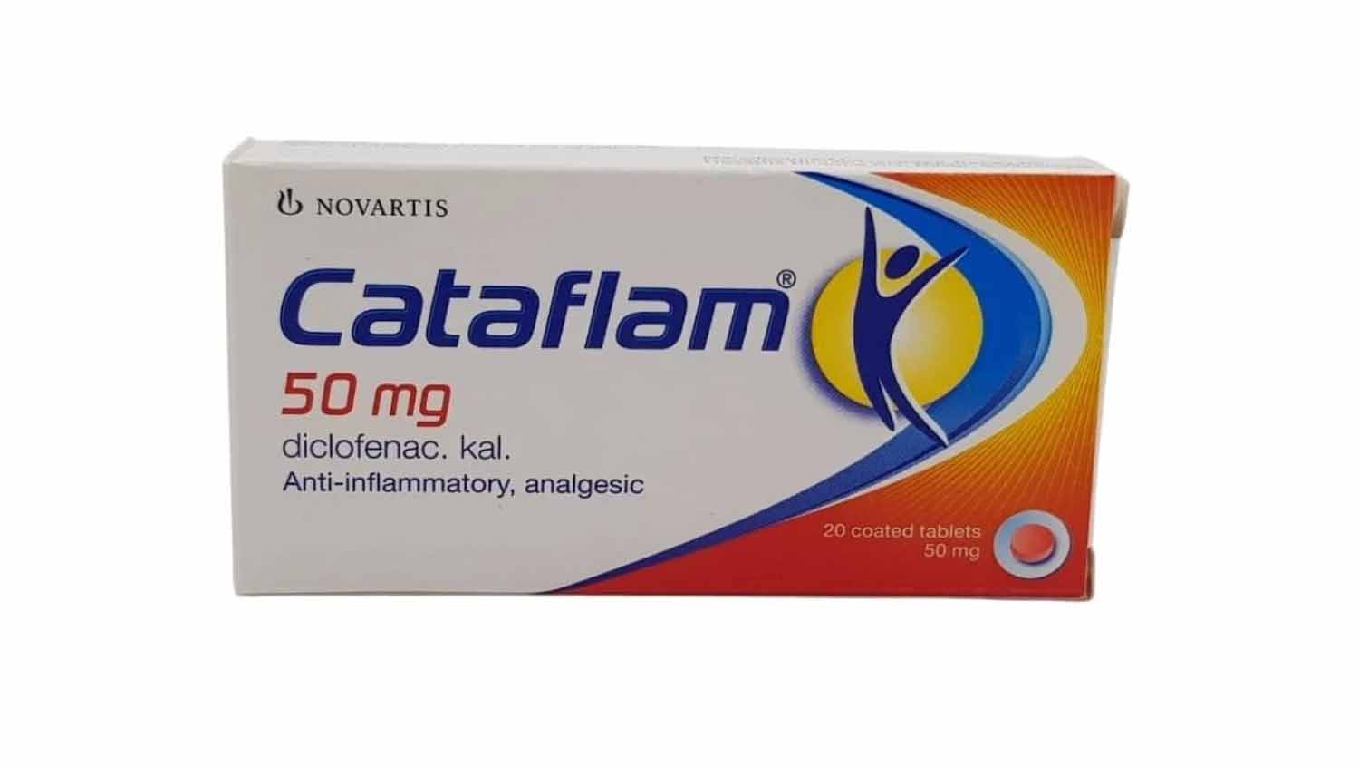 Cataflam 50 mg diclofenac potassium coated tablet 20 pain relief medicine