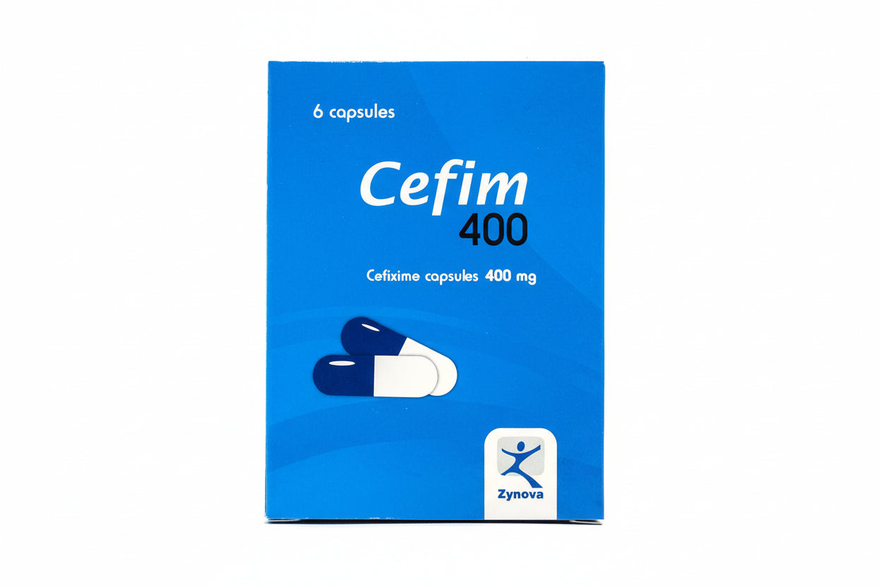 Cefim® 400mg كبسولات 6 – سيفيكسيم مضاد حيوي Cefim® 400mg كبسولات 6 – سيفيكسيم مضاد حيوي