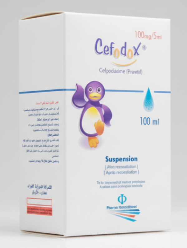 سيفودوكس® 100 ملجم/100 مل معلق 50 مل - مضاد حيوي سيفبودوكسيم للأطفال