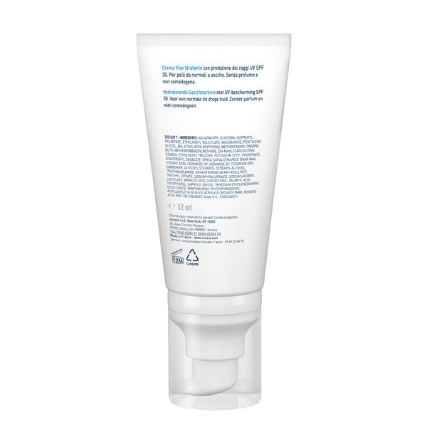 CeraVe ceramides hyaluronic acid niacinamide AM facial moisturizing lotion SPF30 52ml sunscreen moisturizer Health Boutique