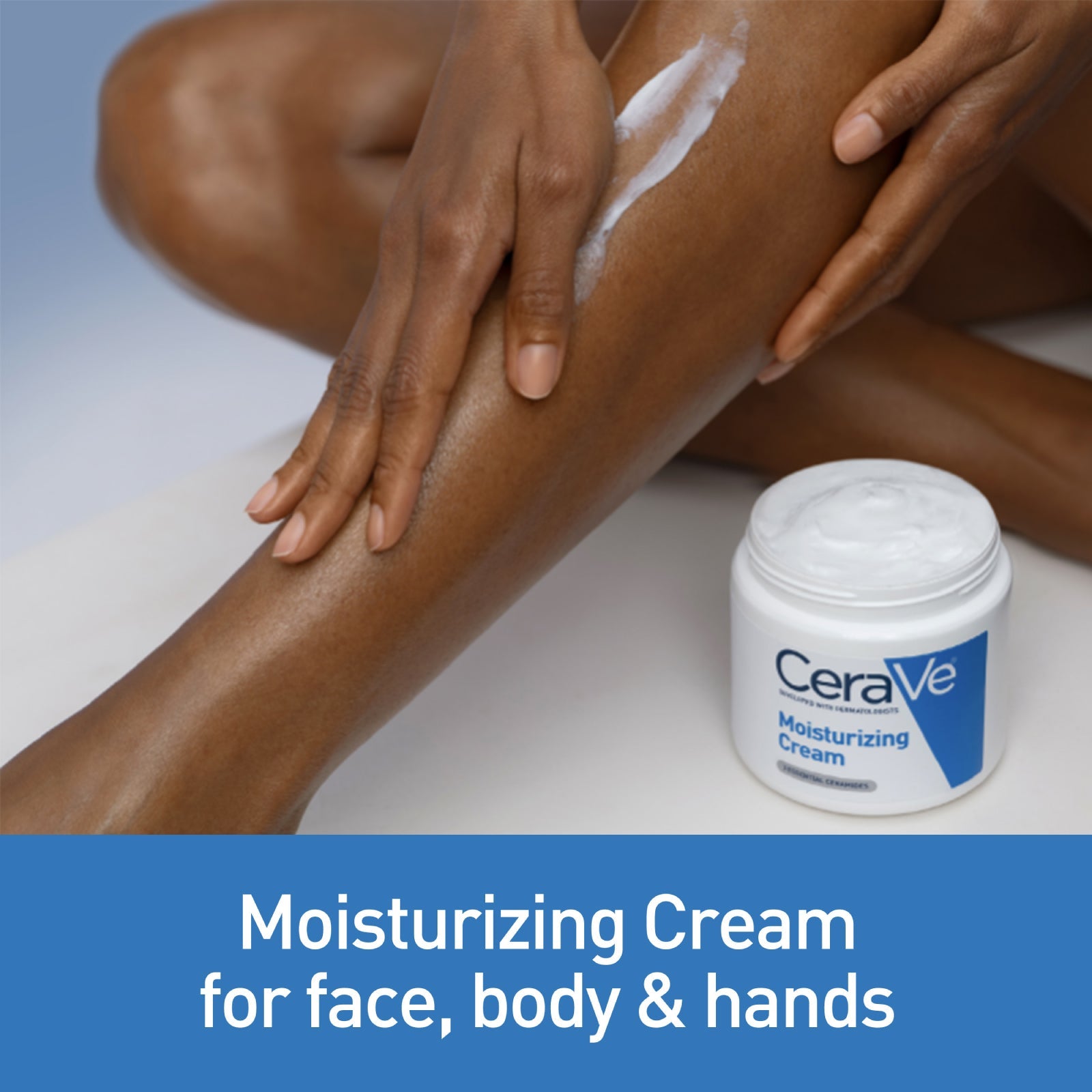 CeraVe ceramides hyaluronic acid moisturizing cream 340g dry skin barrier repair face and body cream Health Boutique