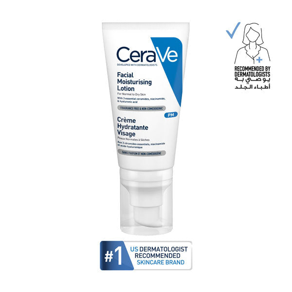 CeraVe ceramides hyaluronic acid niacinamide PM facial moisturizing lotion 52ml night cream hydration Health Boutique
