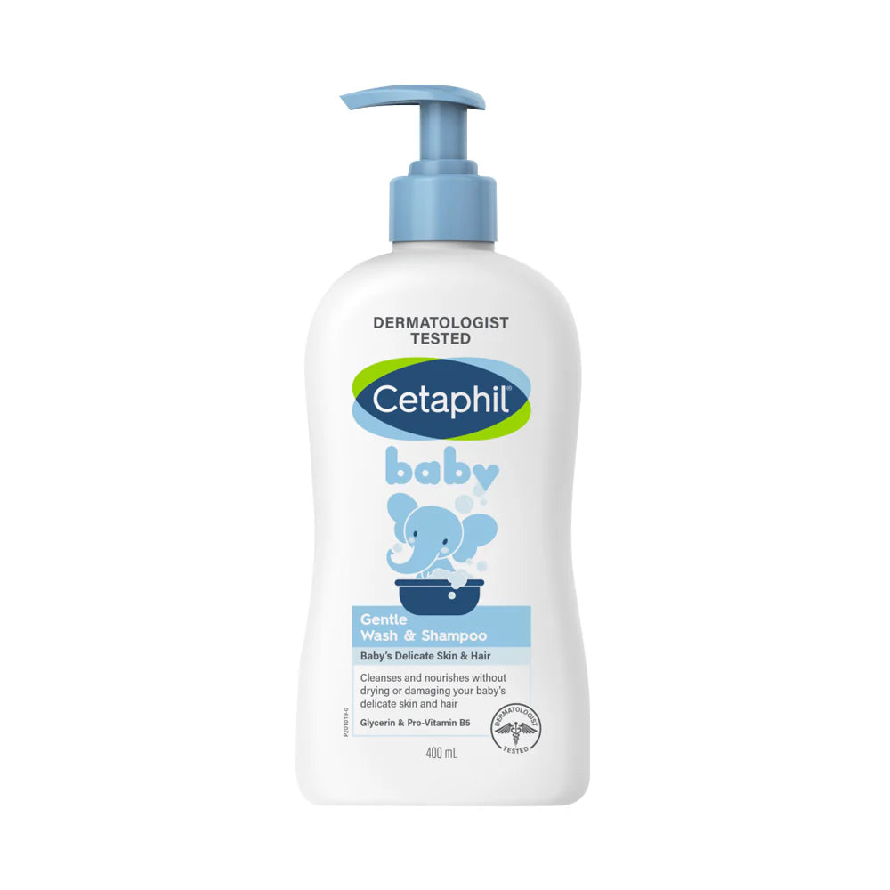 Cetaphil Baby Gentle Wash & Shampoo 400ml for delicate baby skin and hair Health Boutique