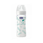 Chicco Natural Glass Bottle Silicone 240ml