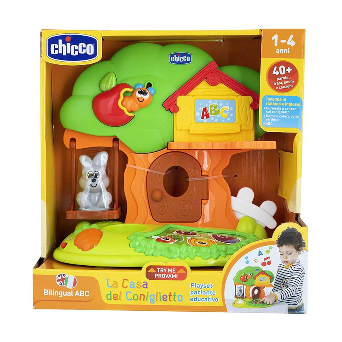 Chicco Toy Bunny's House Italian-English – the health boutique