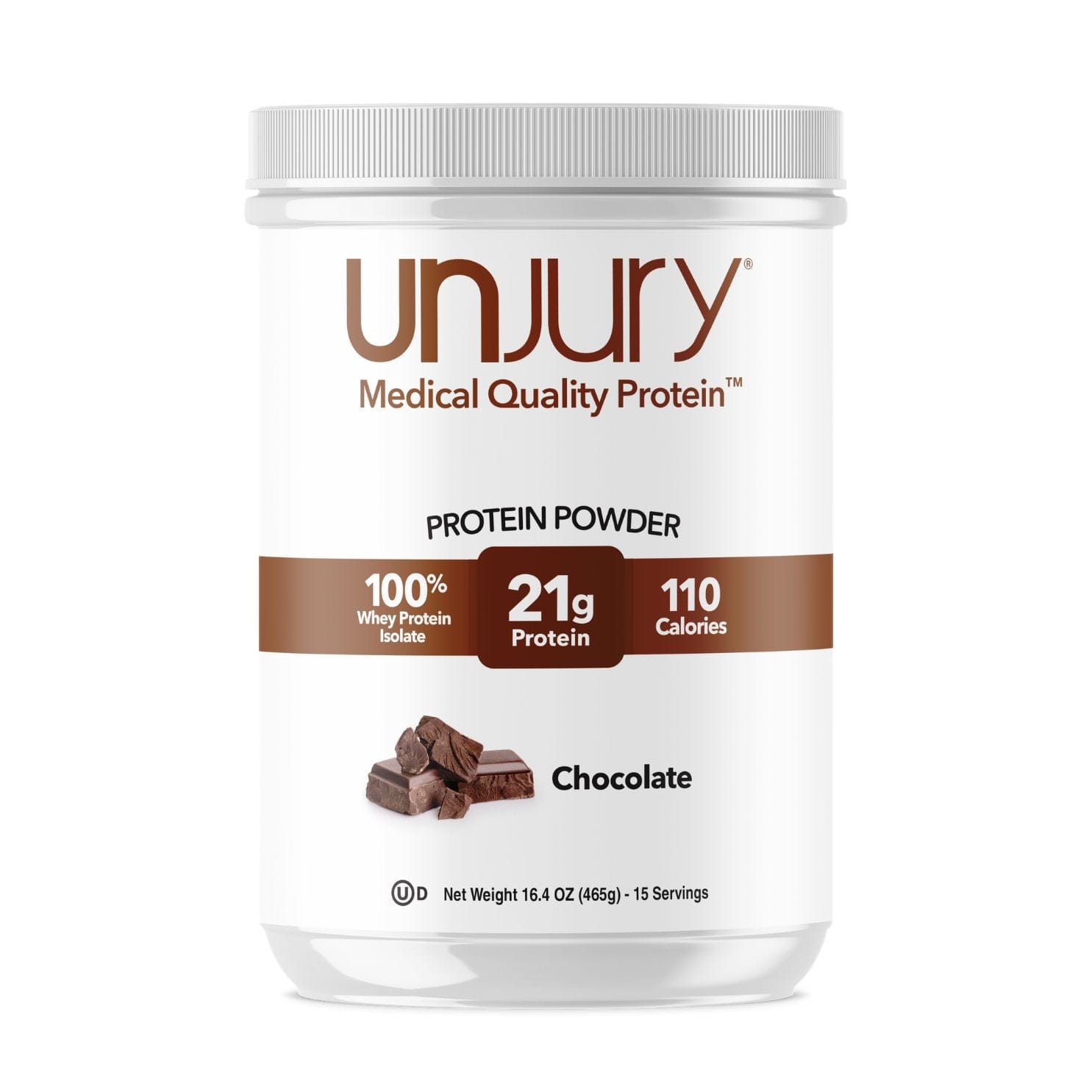 Unjury Chocolate High Whey Protein Powder - Bariatric Nutrition Supplement