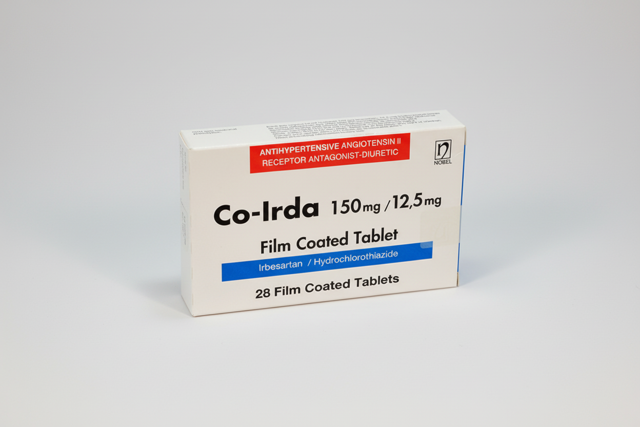 Co Irda® 150/12.5 mg Tablets (28 Tablets) – Irbesartan/HCT Hypertension Therapy