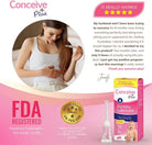 Single-use fertility lubricant vials Conceive Plus 4g