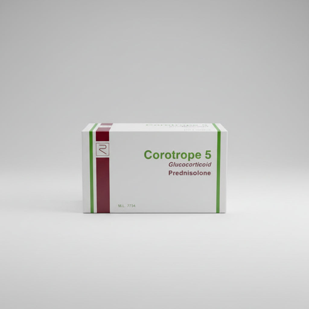 Corotrope 5 mg prednisolone 100 tablets for inflammatory and allergic conditions
