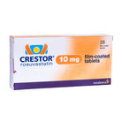 Crestor 10 mg (28 Tablets) – Rosuvastatin for cholesterol control and heart health, available at HealthBoutiqueJo.com with fast delivery to Jordan & GCC.