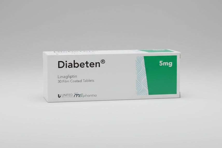 DIABETEN® 5 MG (30 قرص) – دواء ليناجليبتين لمرض السكري من النوع 2