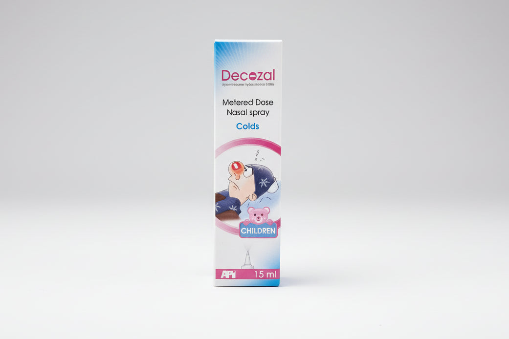 Decozal 0.05% Children Nasal Spray 15 ml – Xylometazoline Nasal Decongestant
