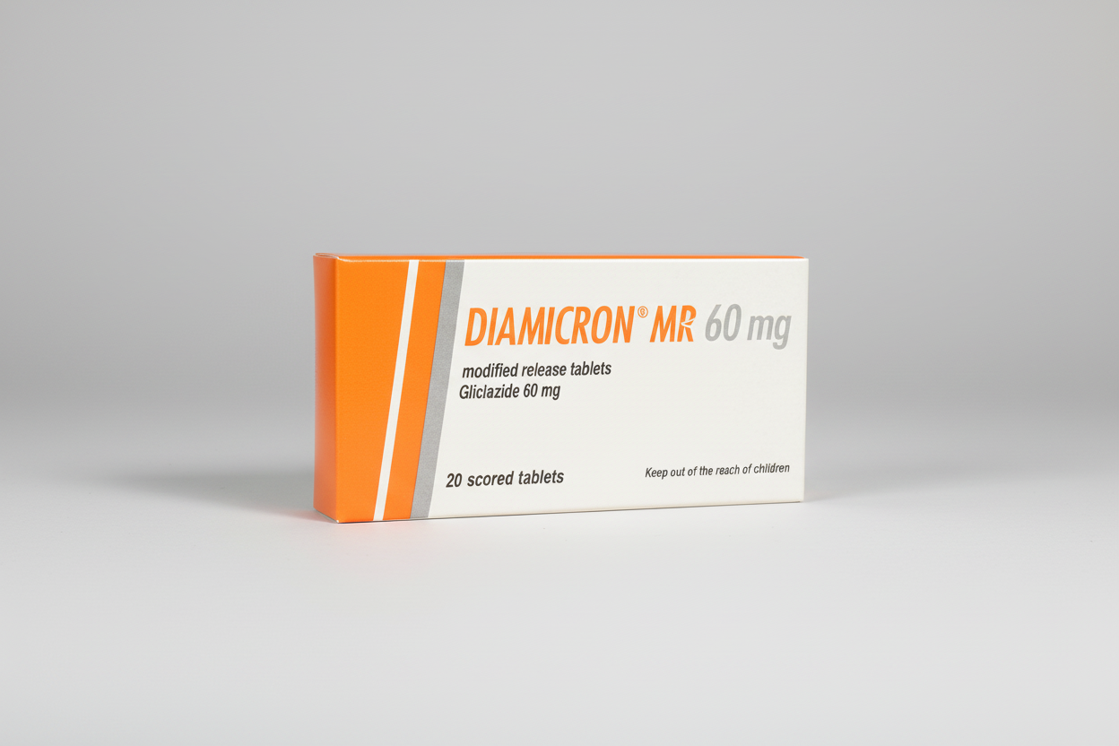 Diamicron MR 60 mg gliclazide modified-release tablet 30 type 2 diabetes medicine