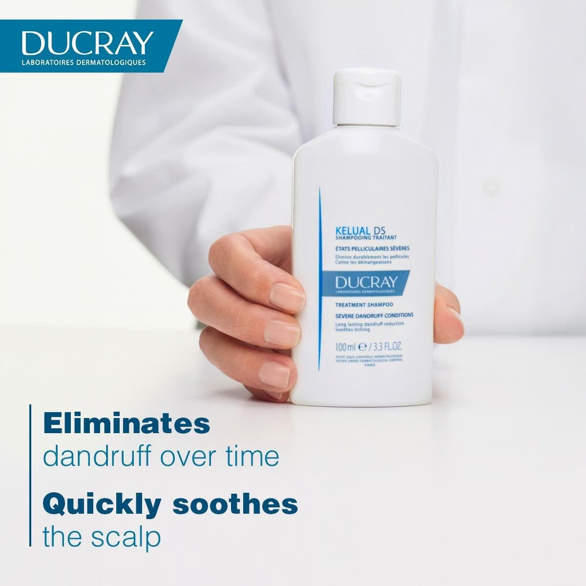 Ducray Kelual DS Shampoo 100ml severe dandruff scalp treatment anti flaking antifungal Health Boutique