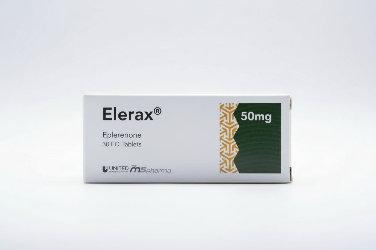 ELERAX® 50 MG (30 Tablets) – Eplerenone Hypertension Medicine