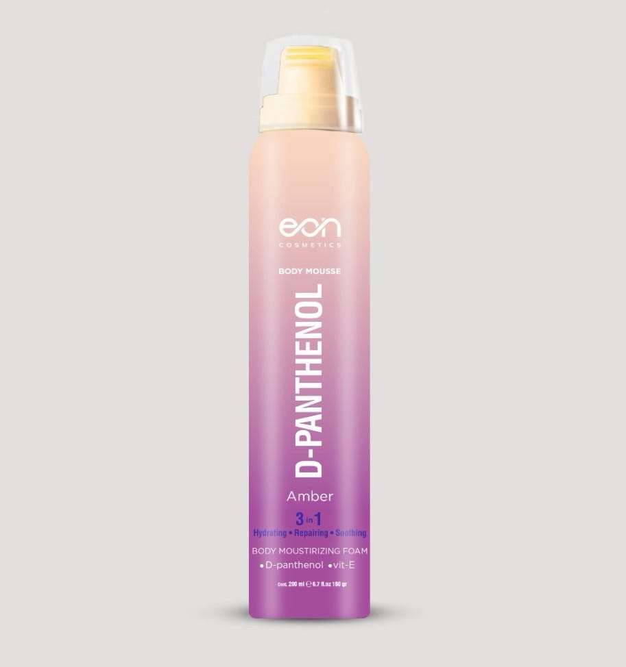 EON Body Mousse D-Panthenol Amber– Intensive Repair & Hydration for Sensitive Skin | health Boutique Dubai