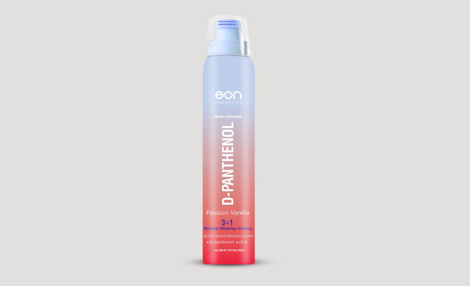 EON Body Mousse D-Panthenol Passion Vanilla – Intensive Repair & Hydration for Sensitive Skin | health Boutique Qatar