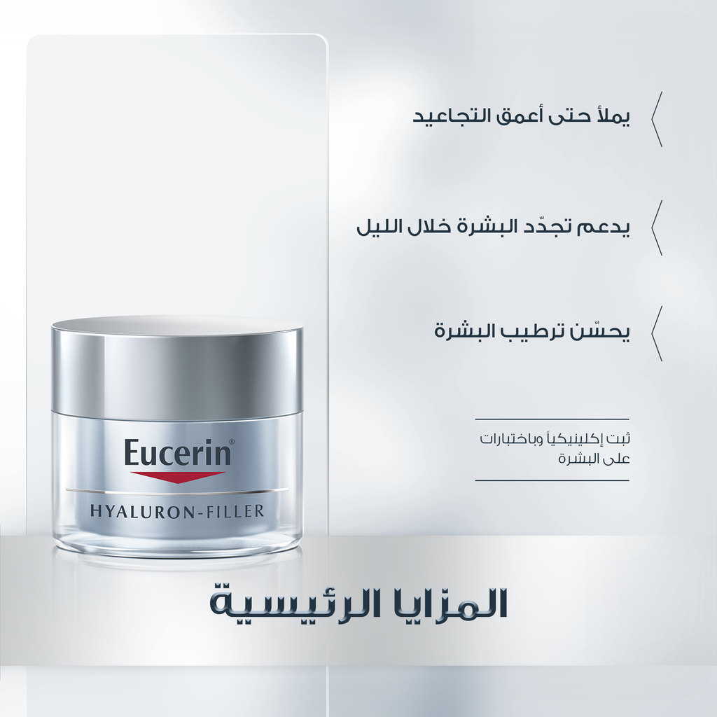 Eucerin Hyaluron-Filler anti-aging night cream 50ml Health Boutique