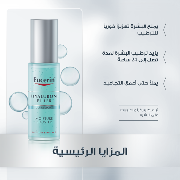 Eucerin Hyaluron-Filler Moisture Booster hydrating serum 30ml Health Boutique