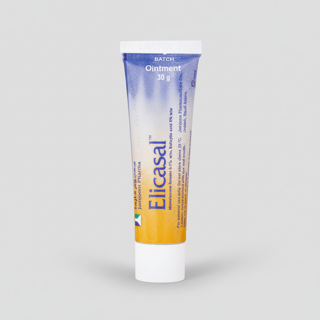 مرهم إليكاسال® (30 غ) - علاج للبشرة يحتوي على موميتازون وحمض الساليسيليك مرهم إليكاسال® (30 غ) - علاج للبشرة يحتوي على موميتازون وحمض الساليسيليك