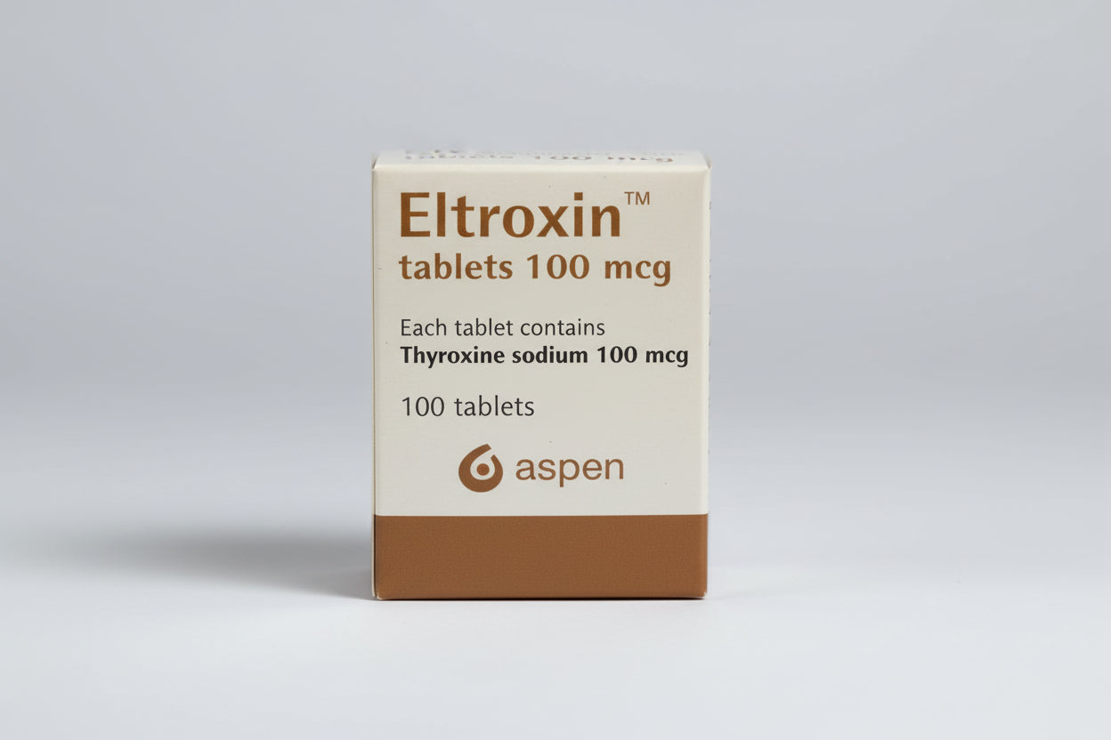 Eltroxin 100 mcg 100 tablets levothyroxine thyroid hormone replacement medication