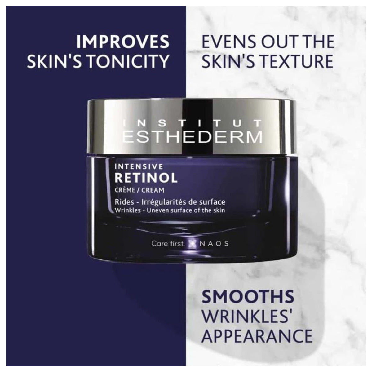Esthederm Intensive Retinol Cream anti aging wrinkle smoothing night cream 50ml Health Boutique