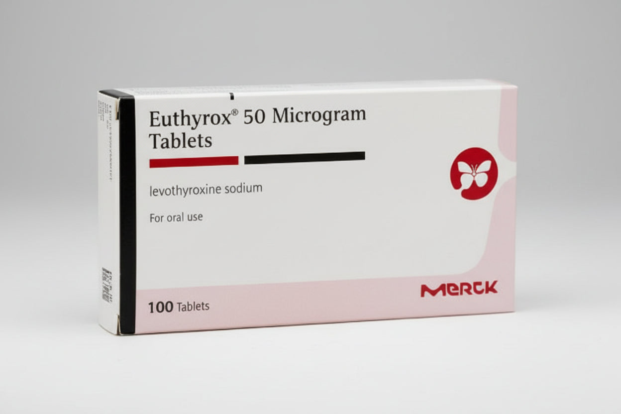 Euthyra® 50 mcg Tablets (100 Tablets) – Levothyroxine Hypothyroidism Therapy